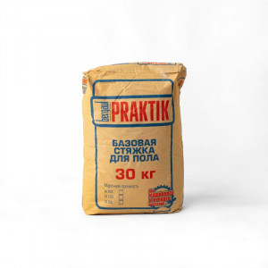 Ровнитель цементный Bergauf Praktik M200 30кг расход 18-20 кг 6-80 мм