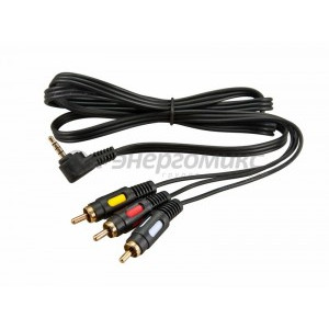 Аудио кабель Jack3.5 шт. - 3RCA шт. 1.5 м REXANT 17-4412