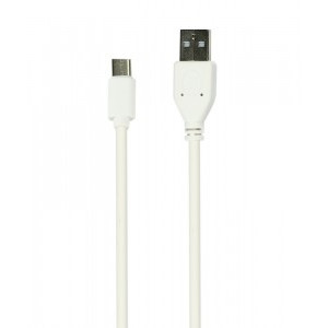 Дата-кабель Smartbuy USB 2.0 - USB TYPE C, белый, длина 1 м (iK-3112 white)/500