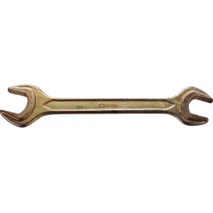 Ключ рожковый  27*30мм желтый цинк