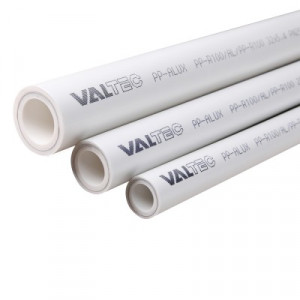 ТРУБА PP- ALUX VALTEC армированная алюминием, PN 25, 20 MM (белый, по 2м)