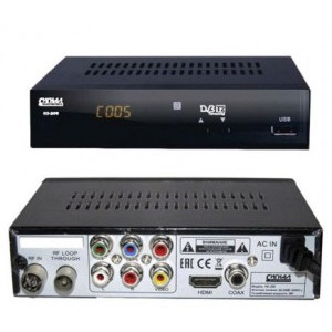 Антенна TV-тюнер (ресивер) Сигнал HD-200,DVB-T2,Full HD,Dolby,RCA,USB,HDMI,3RCA-3RCA