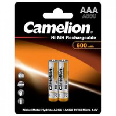 Аккумулятор Camelion R03 600 mAh Ni-MH BL2