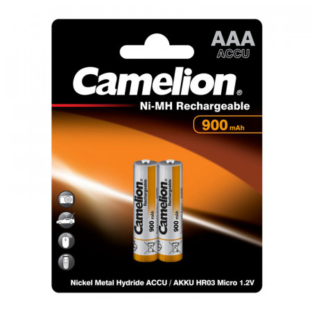 Аккумулятор Camelion R03 900 mAh Ni-MH BL2