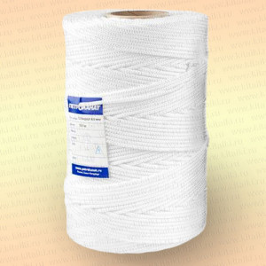 Шнур плетеный Стандарт 6,0мм (300м) Белый бабина