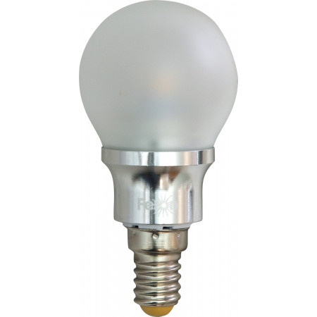 Лампа светодиодная E14 3.5W 6LED 230V 4000K хром LB-40
