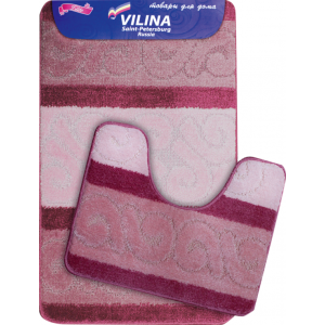 Набор ковриков для ванной и туалета 50х80+50х40 Vilina Classic