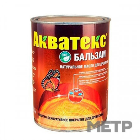 Акватекс (натуральное масло д/древесины) бесцветный 0,75 л