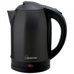 Чайник электрический HomeStar HS-1009 black черный (диск, 1,8л) 1,5кВт, нерж сталь 2995
