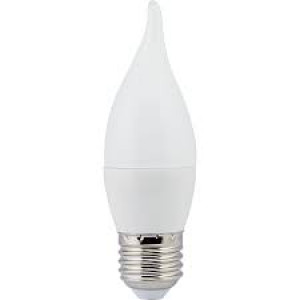 Лампа светодиодная E27 свеча на ветру LED 7,0W 220V 4000K (композит) 120x37 Ecola candle