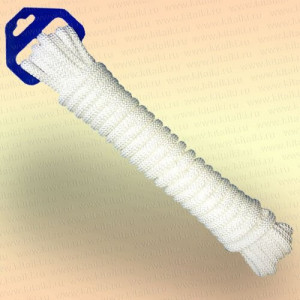 Шнур плетеный Стандарт 15,0мм(10м)Белый евромоток