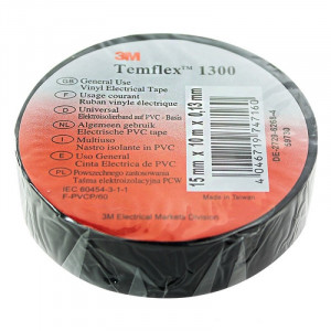 Изолента 15*10  Temflex 1300  Черная