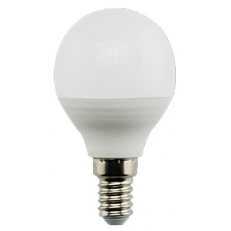 Лампа светодиодная E14 G45 LED 9,0W 220V 4000K шар (композит) 82x45 Ecola globe LED Premium