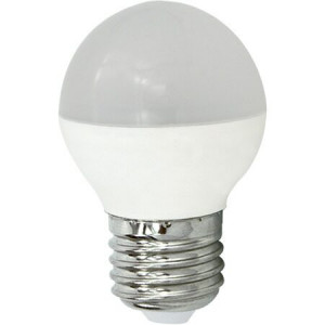 Лампа светодиодная E27 G45 LED 7,0W 220V 6500K шар (композит) 75х45 Ecola globe Premium