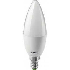 Лампа светодиодная E14 свеча LED 10,0W 220V 4000K 116х38 OLL-C37-10-230-4K-E14