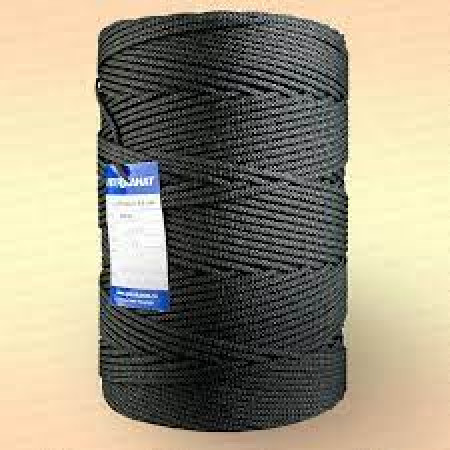 Шнур плетеный Универсал 2,5мм(1000м)Черный бабина
