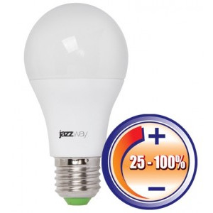 Лампа светодиодная E27 A60 LED 10W 220V 4000K матовая диммируемая Jazzway