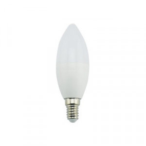Лампа светодиодная E14 свеча LED 5,0W 220V 4000K (керамика) 100x37 Ecola candle