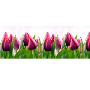Панель АБС Фартук Тюльпаны глянц.3000х600х1,5мм