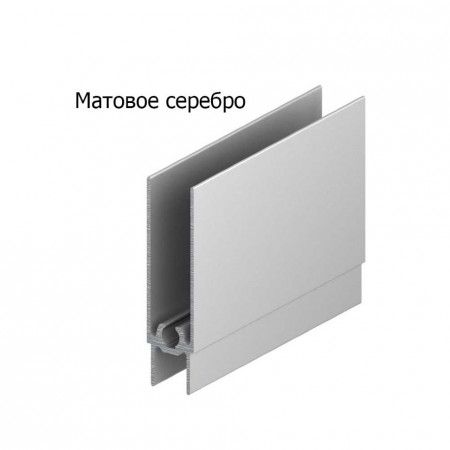 Горизонтальный нижний проф.   GNP01/2900/SС/4  серебро