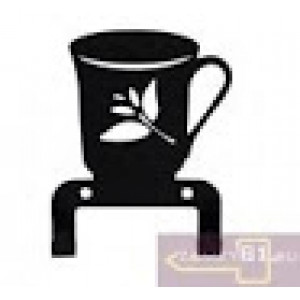 Крючок универсальный, серия "Кухня", модель "Чашка кофейная - 2", цвет черный