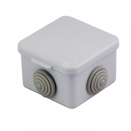 Коробка распаячная д/наружного монтажа с мембранным вводом 65х65х50мм IP54 400В U-PLAST