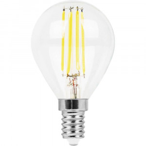 Лампа светодиодная E14 11W 4000K шар прозрачный LB-511