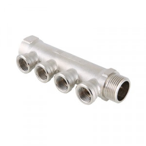 Коллектор VALTEC, 3/4"х4 вых. 1/2" вн.