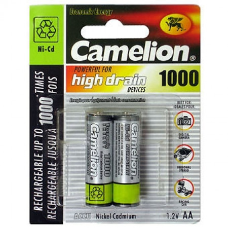 Аккумулятор Camelion R6 1000 mAh Ni-MH BL2