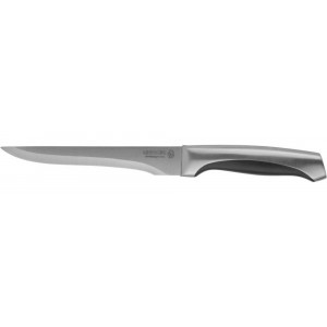 Нож обвалочный, рукоятка с металлическими вставками, лезвие из нержавеющей стали, 150мм