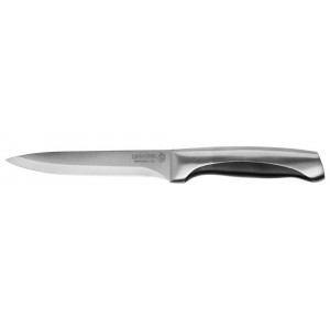 Нож универсальный, рукоятка с металлическими вставками, лезвие из нержавеющей стали, 125мм